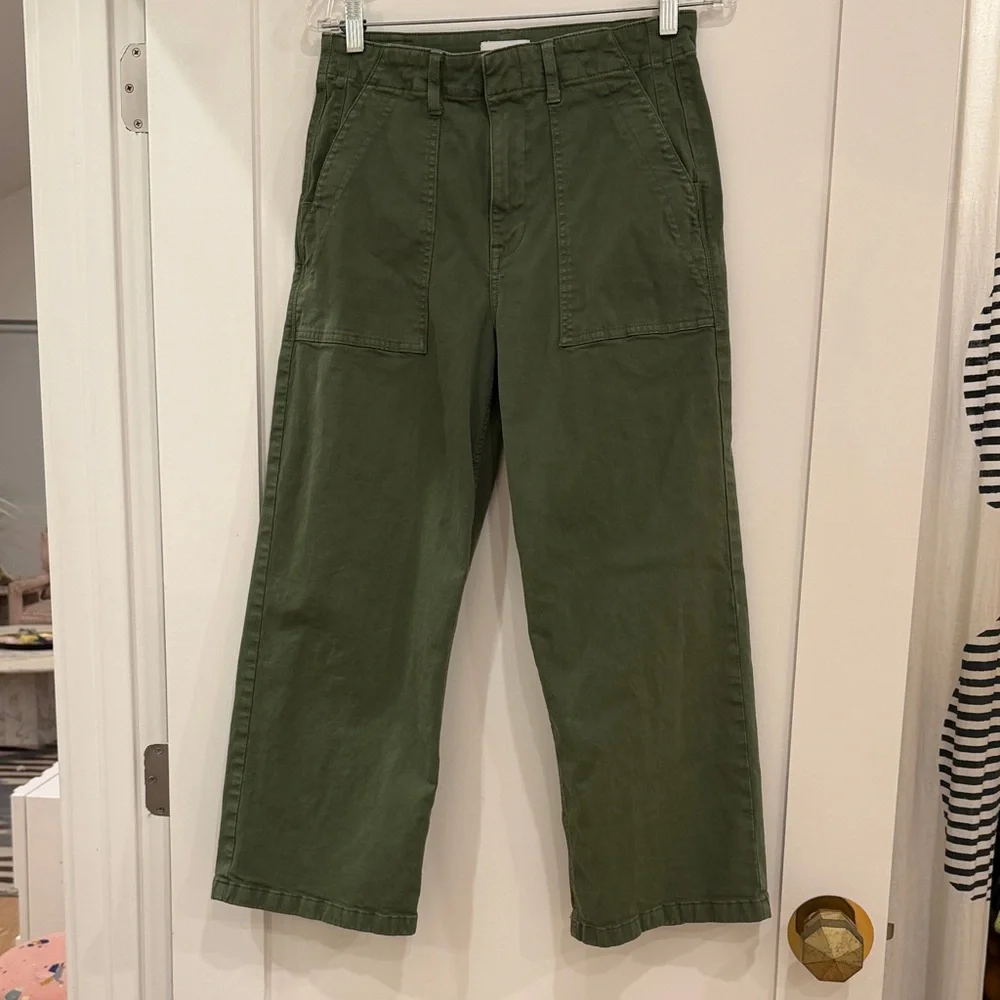 Pistola Sophia Cropped Utility Pants Basil 27 - Picture 5 of 16